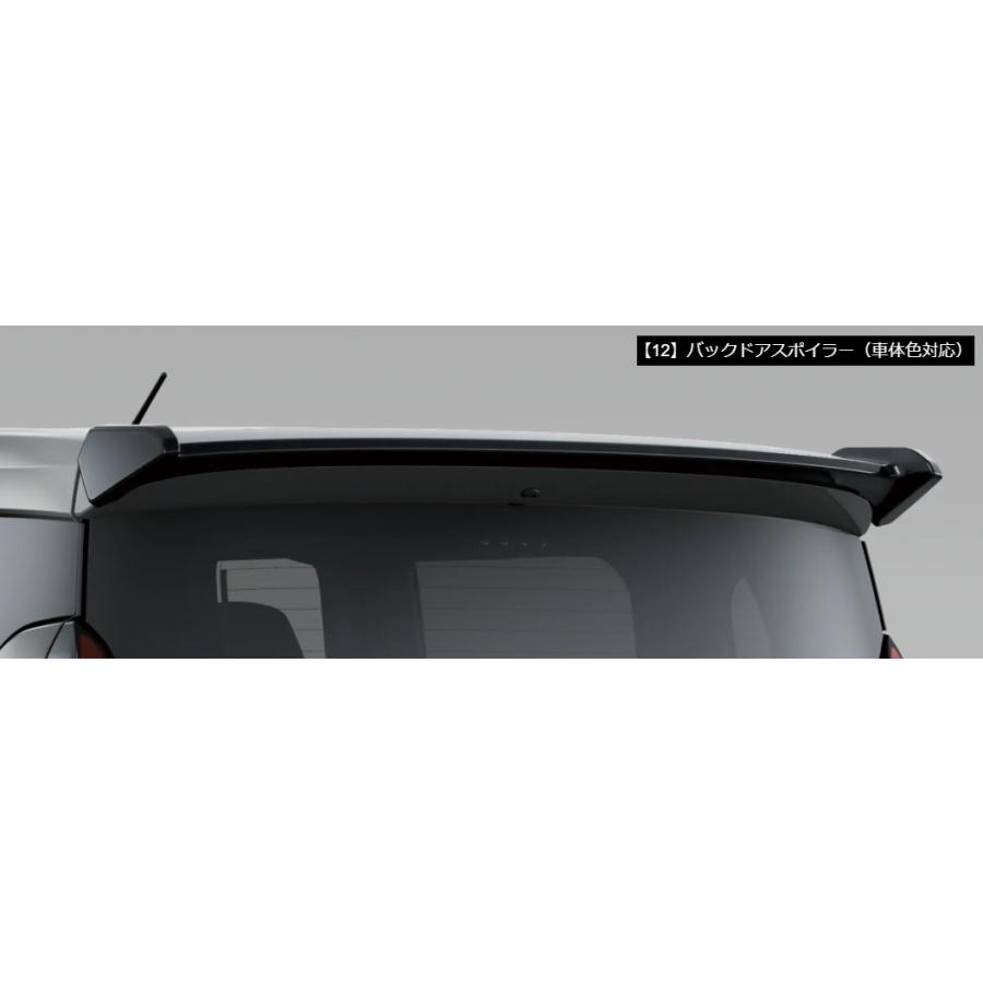 ムーヴ LA850S/LA860S：純正 バックドアスポイラー(車体色選択