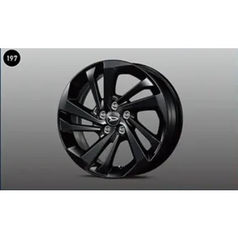 Rocky/ロッキー A201S/A202S/210S 後期：純正 アルミホイールセット(16インチ ブラック)(1台分 4本セット)(HEV車用)