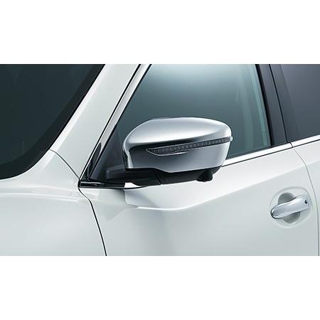 エクストレイル　T32   ドアミラーカバー 日産（NISSAN） エクストレイル[X-TRAIL] T32 後期：純正 クローム
