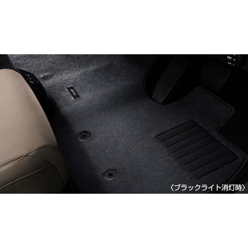 FE0 アリア　フロアマット　ゆらぎ 日産（NISSAN） アリア/ARIYA FEO：純正 ブラックライトイルミ