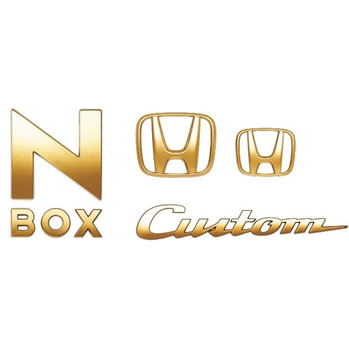 ホンダ（HONDA） N-BOXカスタム JF3/JF4：純正 ゴールドエンブレム（N 