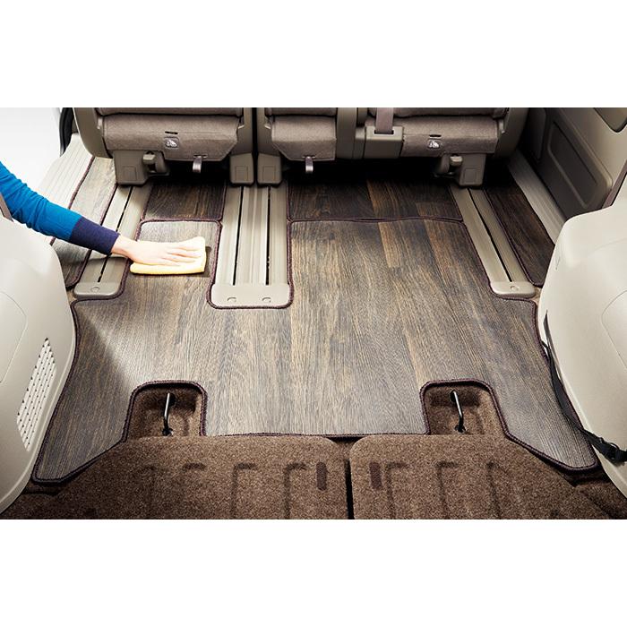 STEP WGN フロアカーペットマット スタンダードタイプ　新車外し。 parts-conveni_08p14-tkr-010