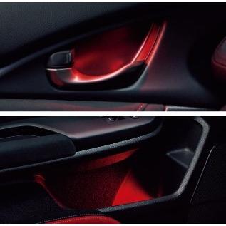 シビック タイプR/CIVIC TYPE-R FK8：純正 インナードアハンドル＆ドア