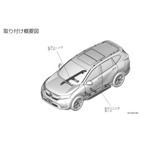 CR-V RW1 RW2 RT5 RT6：純正 ランニングボード (廃盤 残り在庫わずか