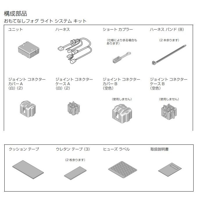 CR-V RW1 RW2 RT5 RT6：純正 おもてなしフォグライトシステム(廃盤