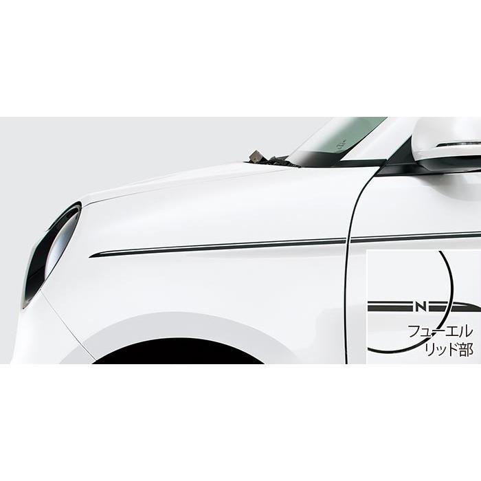 N-ONE JG3 JG4：純正 デカール ピンストライプ（シルバー/ブラック