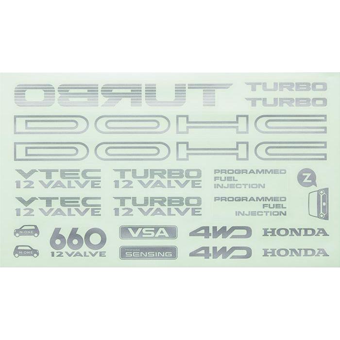 ホンダ純正 N-ONE JG3 / JG4 デカールボディーセット シルバー N-ONE JG3/JG4：純正 デカール ボディーセット（シルバー