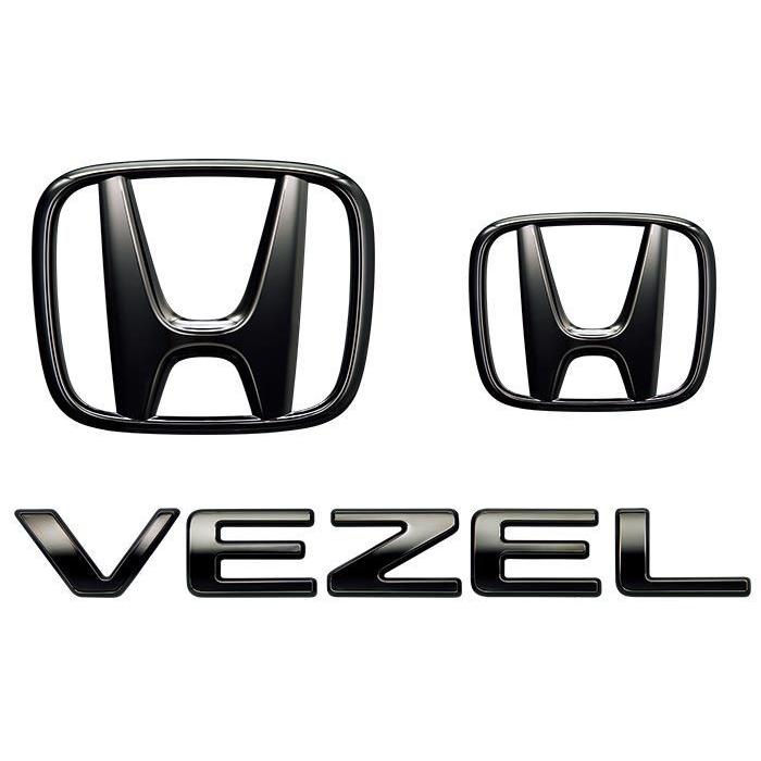 ヴェゼル RV系 前期：純正 ブラックエンブレム（Hマーク2個＋車名 