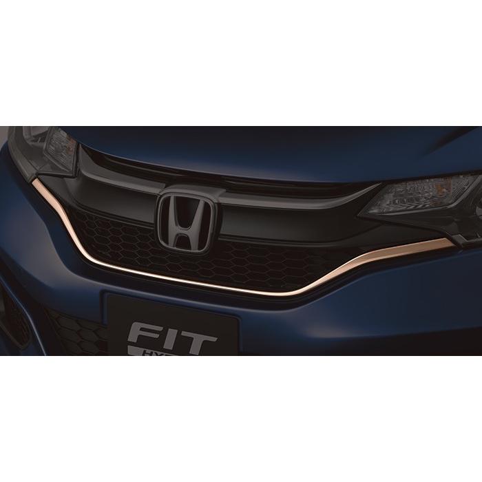 ホンダ フィット HONDA FIT GK GP フロントグリル 黒 ホンダ（HONDA） フィット GP/GK 後期：純正 フロントグリル