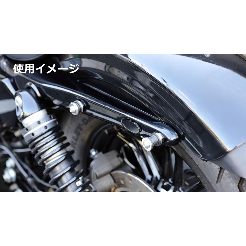 キジマ ウインカーホールカバー ブラック スポーツスター ソフテイル