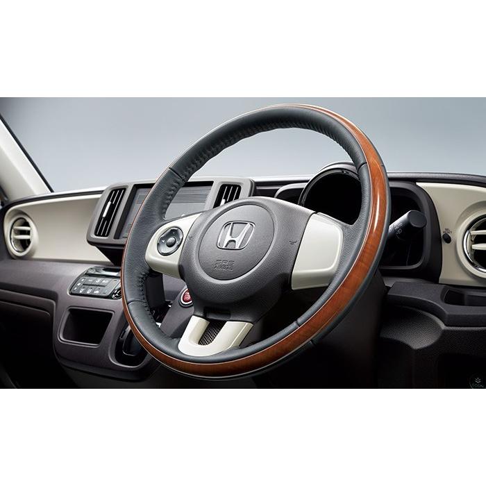 新品未使用 ホンダ 純正ステアリングホイールハンドル② ホンダ（HONDA） N-VAN/JJ1/JJ2：純正 ステアリングホイール（本革製