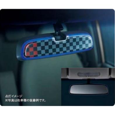 N-BOX N-BOX/NBOXカスタム JF1/JF2：純正 イルミルームミラーカバー