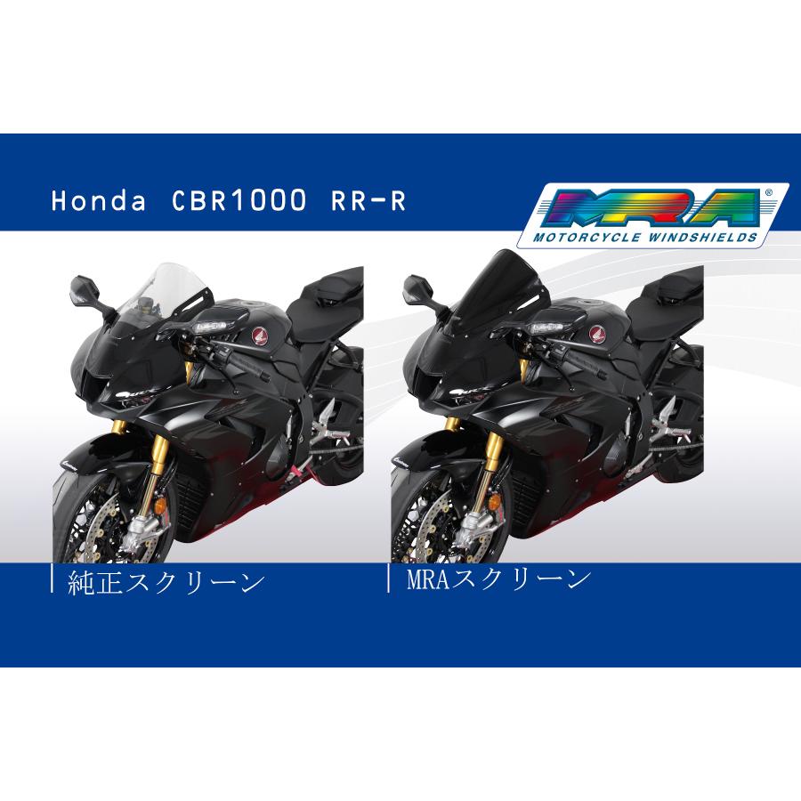 MRA/エムアールエー スクリーン レーシング クリア CBR1000RR-R 20-22