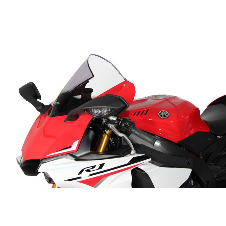 MRA スクリーン　YZF-R1用クリア/ブラック MRA (エムアールエー) スクリーン オリジナル ブラック YZF-R1