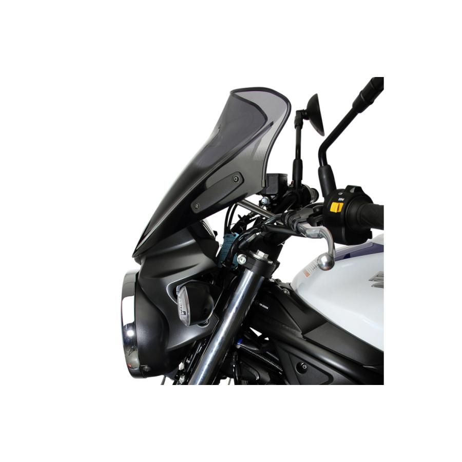 ❗️10%下げました❗️SV650用MRAスクリーンスポイラースモークMS458S MRA エムアールエー スクリーンスポイラー スモーク SV650 ABS