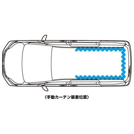 日産 セレナ C27系 前期：純正 手動カーテン(廃盤 残り在庫