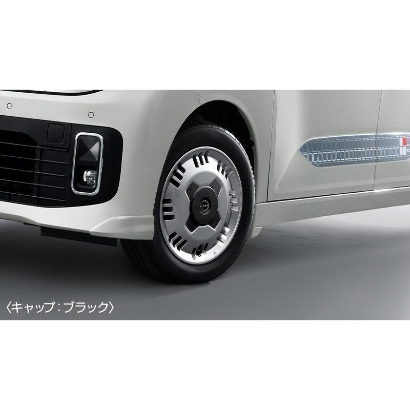 純正日産ROOX　ルークス ホイール＋ホイールキャップ4本セット 日産（NISSAN） ルークス/ROOX BB1A/BB2A/BB5A/BB6A：純正 14インチ