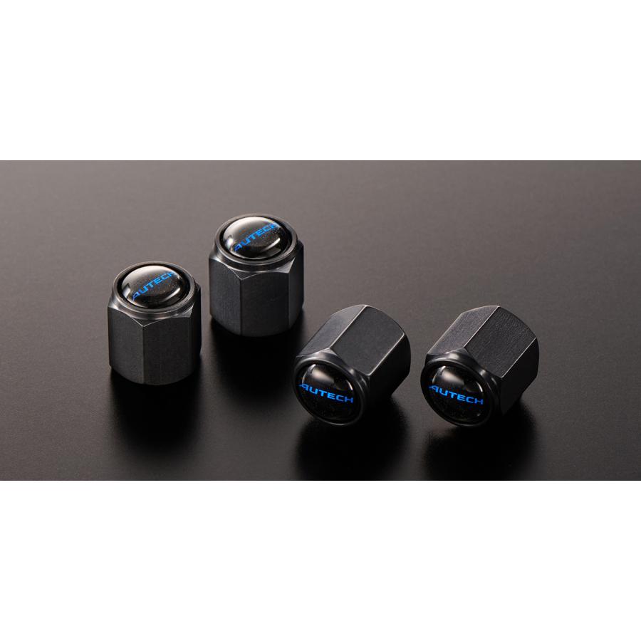 ルークス/ROOX BB2A/BB6A ：純正 エアバルブキャップ(AUTECHロゴステッカー付) 4個セット【AUTECH】 | 日産