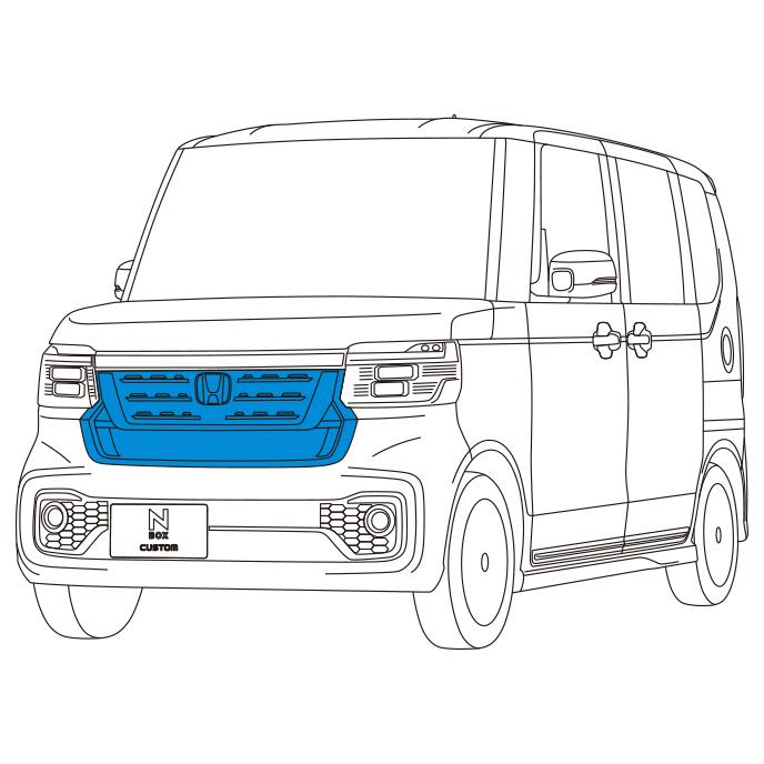 値下げ不可‼️即レス優先‼️✨新品✨N-BOXカスタム純正グリル N-BOX N-BOXカスタム JF5 JF6：純正 フロントグリル(N-BOX CUSTOM用