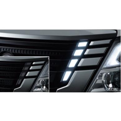 日産（NISSAN） キャラバン E26 後期：純正 LEDグリルイルミネーション