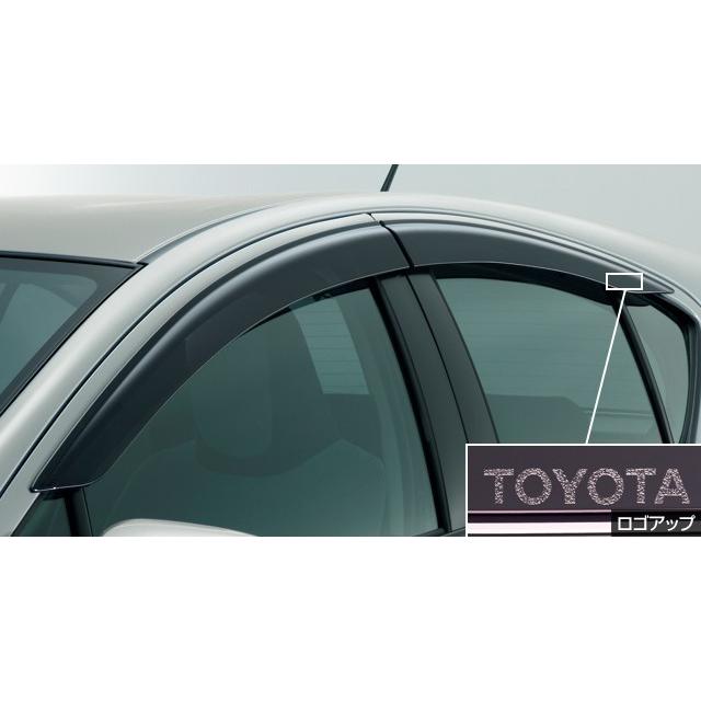 アクア　純正　サイドバイザー トヨタ（TOYOTA） アクア 10系 4型：純正 サイドバイザー（ベーシック