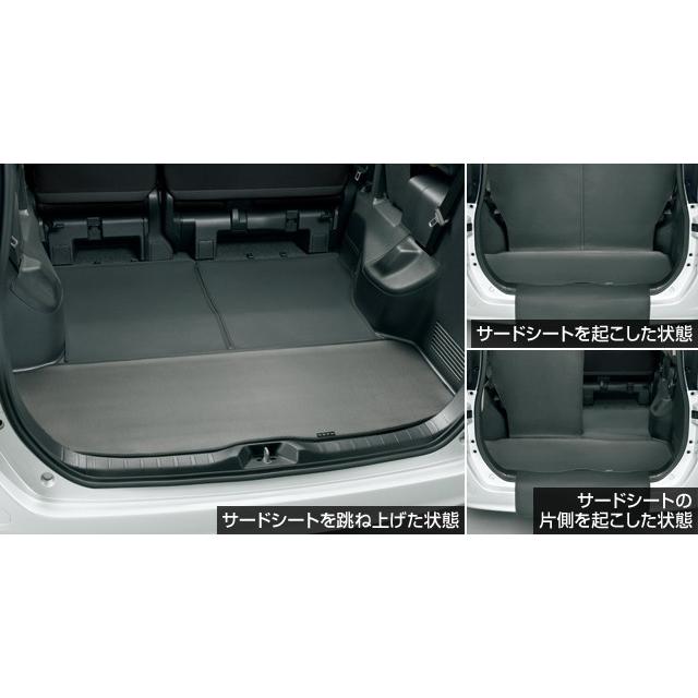 美品✨80系 ノア 純正ラゲッジソフトトレイ トランクマット トヨタ（TOYOTA） ノア 80系 後期：純正 フレキシブルラゲージマット