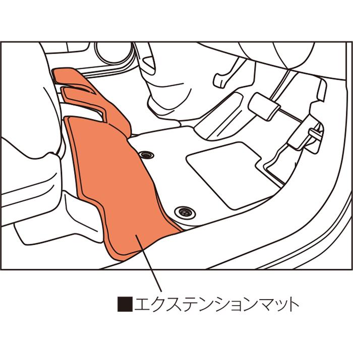 N-ONE JG1 JG2 後期：純正 フロアカーペットマット プレミアムタイプ