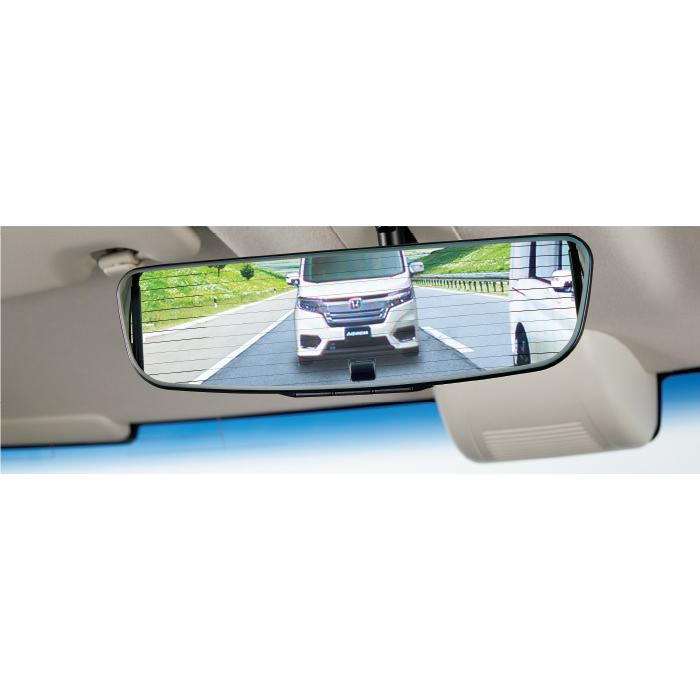 N-VAN/JJ1/JJ2：純正 アドバンスドルームミラー（エンジンスイッチ連動／本体+アタッチメント） | ホンダ | 01