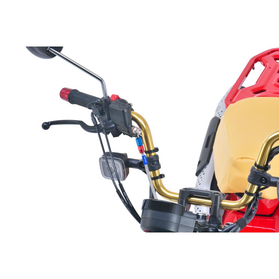 スウェッジラインプロ フロントホースキット ホンダ CT125・ハンターカブ 20 ステンレス/ステンレスブラック_4