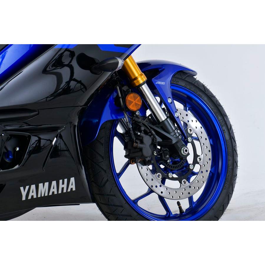 スウェッジラインプロ フロントホースキット アルミ ヤマハ YZF-R3/YZF-R25 ABS 15-21 レッド\u0026ブルー_2