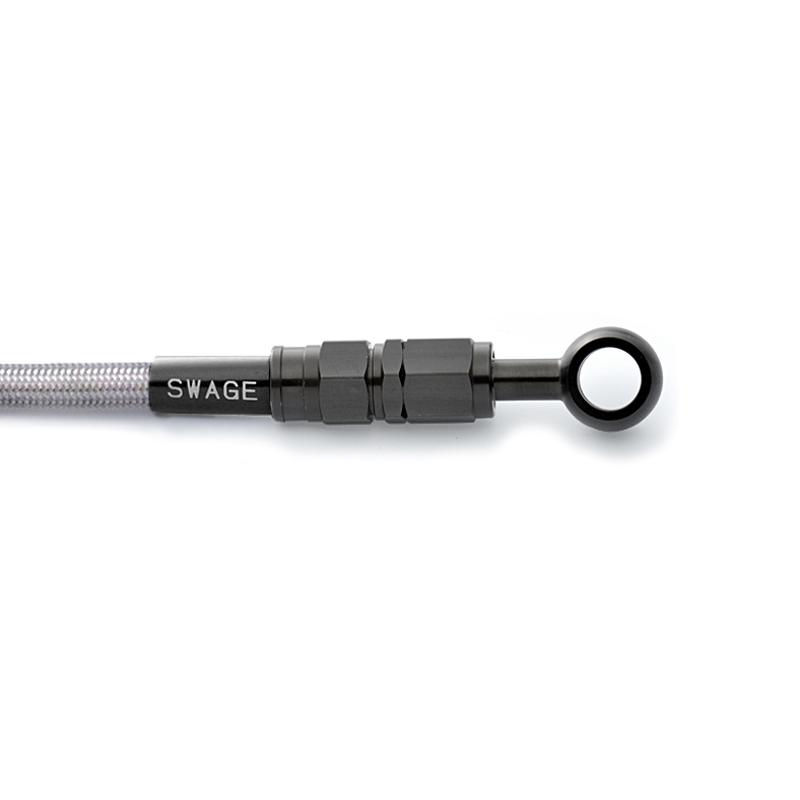 スウェッジライン リアホースキット KAWASAKI ZX-6R 07-08 ステンレス