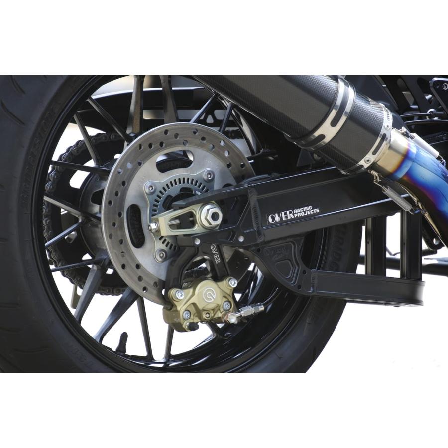 OVER Rキャリパーサポート BLK ブレンボ2P（カニ）用 Z900RS