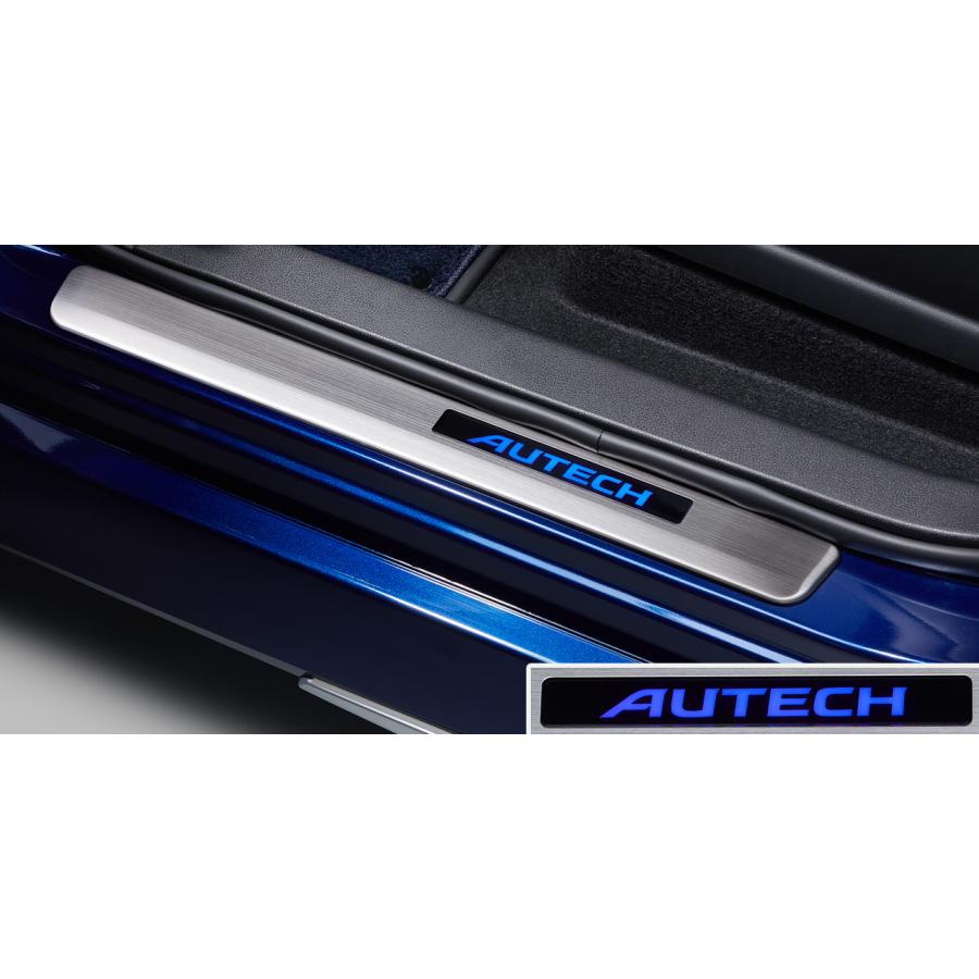 リーフ LEAF ZE1：純正 AUTECH キッキングプレート(AUTECHロゴ入