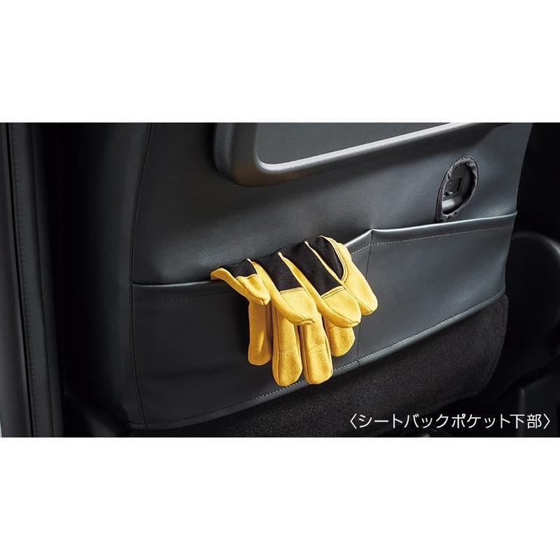 さらに値下げしました！　日産ルークス純正革調シート全カバー (ブラック:1台分) 日産（NISSAN） ルークス/ROOX B44/45/47/48A 前期：純正 革調シート全