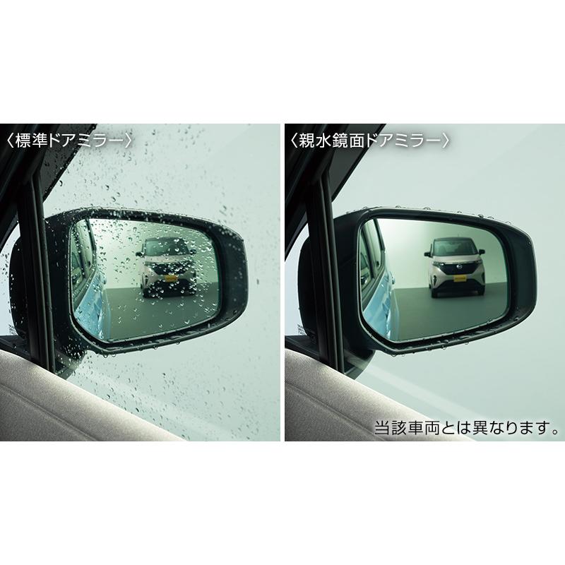 日産 ルークス/ROOX B44/45/47/48A 後期：純正 親水鏡面
