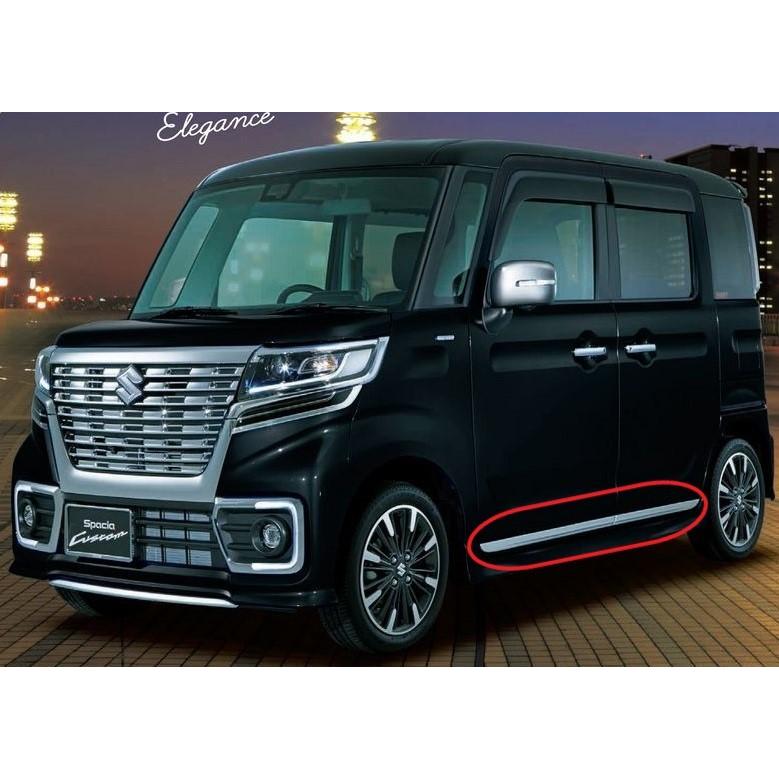 スペーシア 純正サイドドアガーニッシュ MK53S メッキ