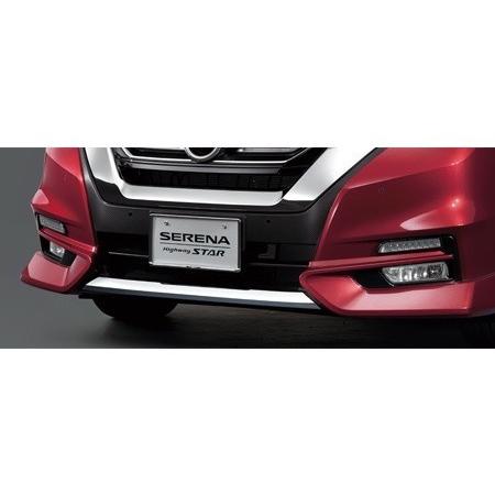 セレナ C27 前期 純正 フロントバンパー フロントスポイラー 日産（NISSAN） セレナ C27系 前期：純正 フロントプロテクター