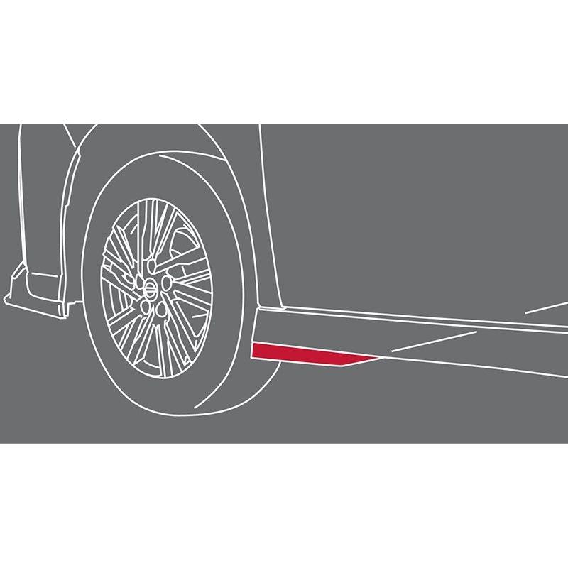 セレナ SERENA C28系 ：純正 サイドアンダーアクセント（1台分）(カラー選択)(e-POWER LUXION、ハイウェイスター系用) POWER 1台分 6AA 5BA