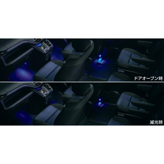 ヴォクシー80系 前期：純正 インテリアイルミネーション 左右（2モード  