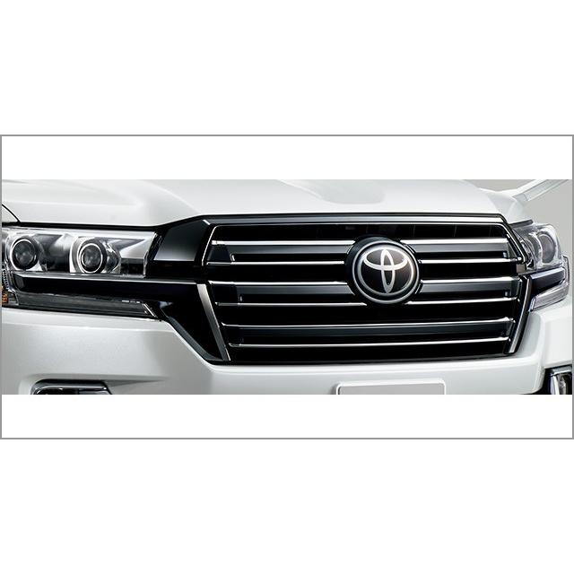 ランドクルーザー/ランクル URJ202W 4型：純正 フロントメッキグリル 