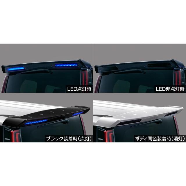 エスクァイア 80系 後期：純正 リヤスポイラー（LED付）ダイナミックエアロ トヨタ エスクァイア 80系 後期：純正 リヤスポイラー（LED付