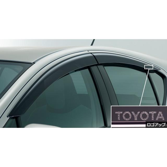 アクア　純正　サイドバイザー トヨタ（TOYOTA） アクア 10系 4型：純正 サイドバイザー（ベーシック