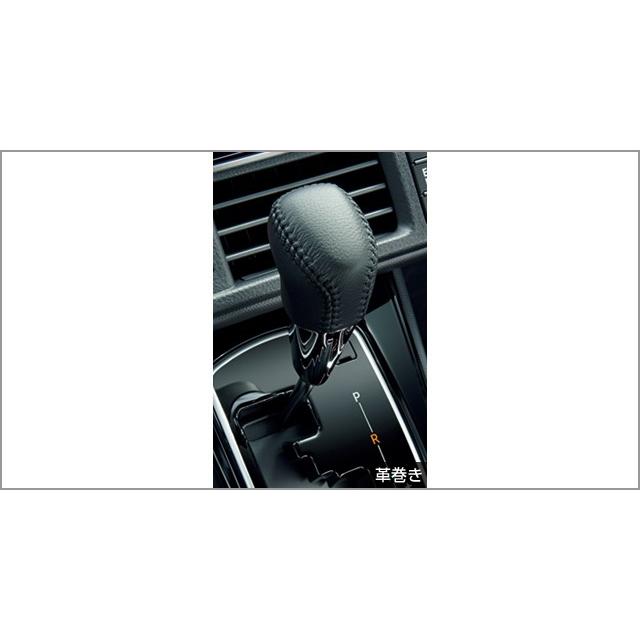 トヨタ（TOYOTA） ヴォクシー 80系 後期：純正 シフトノブ（革巻き