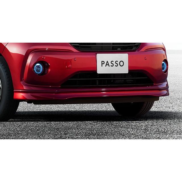 パッソ 700/710 後期：純正 フロントスポイラー（車体色対応）（廃盤、残り在庫わずか）