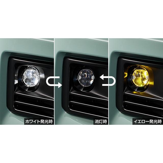 RAV4 RAV4/ラブ4 50系：純正 バイカラーLEDフォグランプ（切り替え式