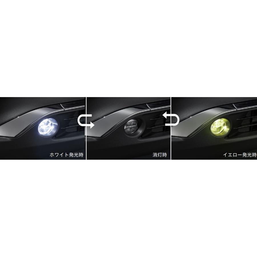 トヨタ 80ハリアー　純正バイカラーLEDフォグランプ 　AXUH80/85 ハリアー ハリアー/HARRIER MXUA80/85/AXUH80/85：純正 バイカラーLED