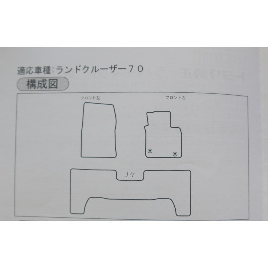 ランドクルーザー ランドクルーザー70/ランクル70 GDJ76W：純正 ラバー