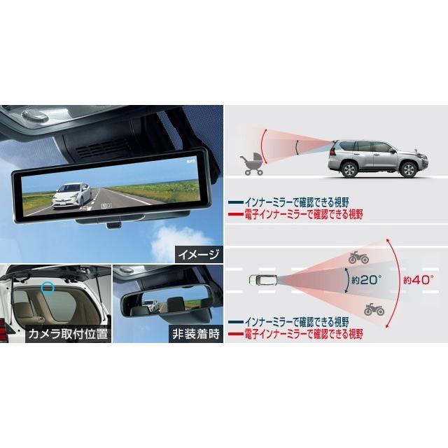 トヨタ純正　電子インナーミラー　プラド　150 トヨタ ランドクルーザープラド 150系 後期：純正 電子インナー