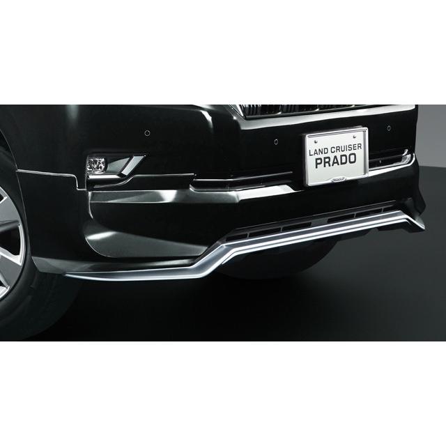 ランドクルーザープラド150系後期　トヨタ純正エアロ　フロントバンパースポイラー トヨタ（TOYOTA） ランドクルーザープラド 150系 後期：純正