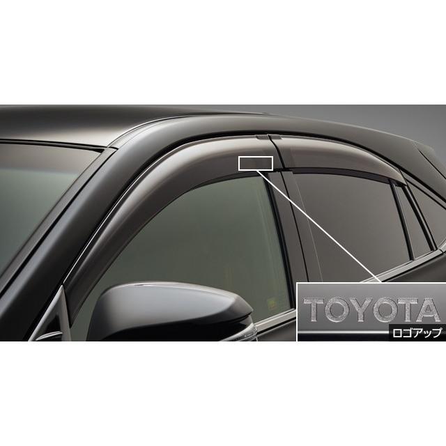 トヨタ（TOYOTA） ハリアー 60系 後期：純正 サイドバイザー（ワイド